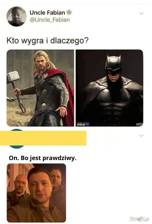 Wołodymyr Zełenski mem