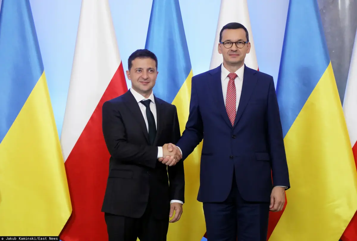 zełenski i morawiecki