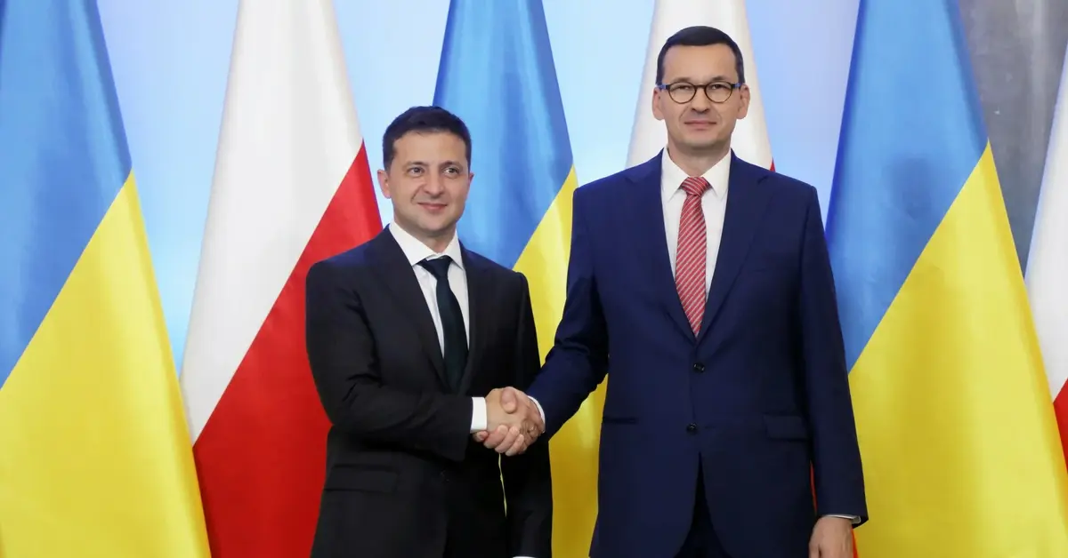 zełenski i morawiecki