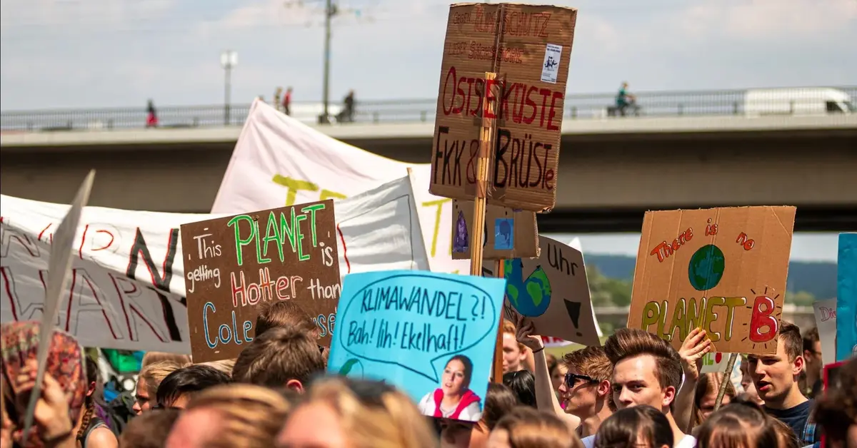 Protest przeciwko zmianom klimatycznym