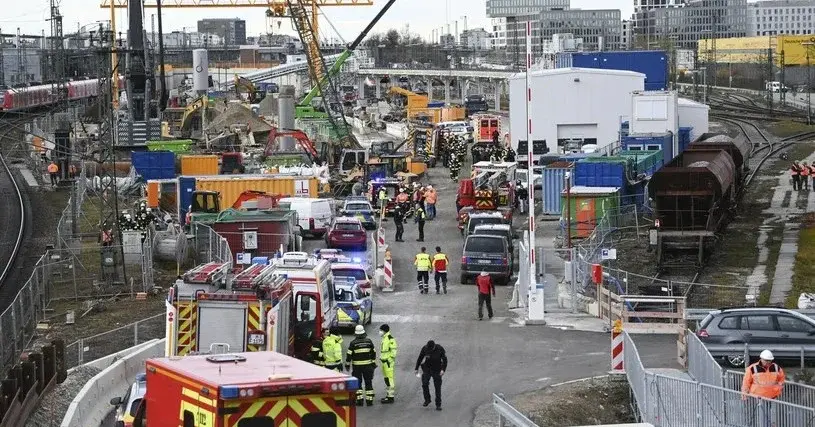 Budowa w Monachium, na której wybuchła bomba