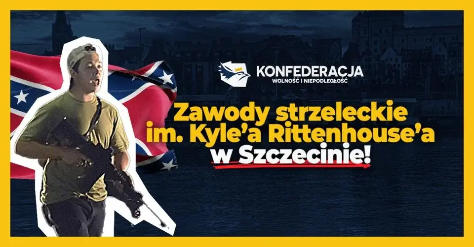 Oficjalna grafika wydarzenia "Zawody strzeleckie im. Kyle'a Rittenhouse'a w Szczecinie"