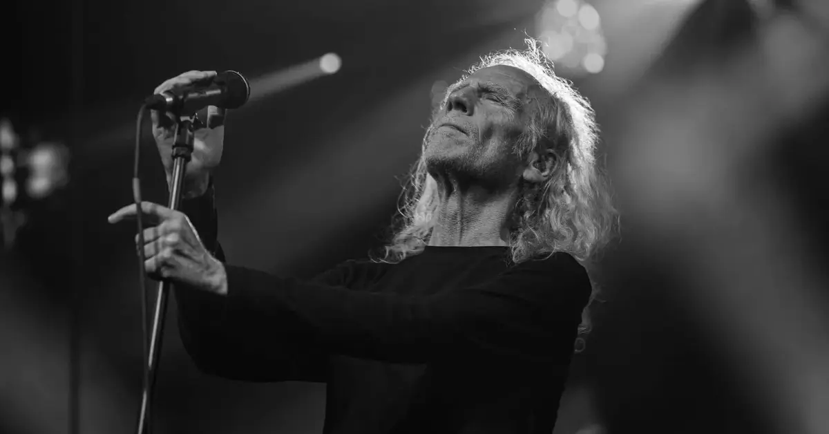 Roman Kostrzewski w trakcie koncertu