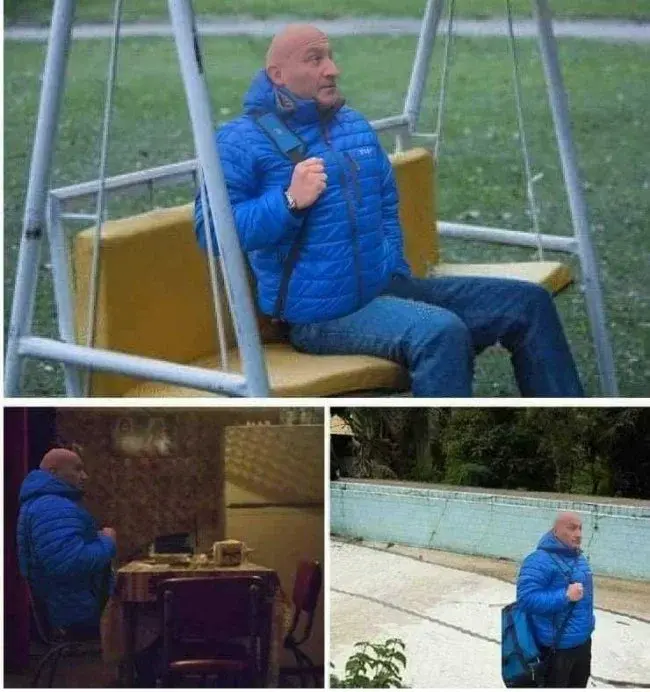 Marcin Najman w niebieskiej kurtce