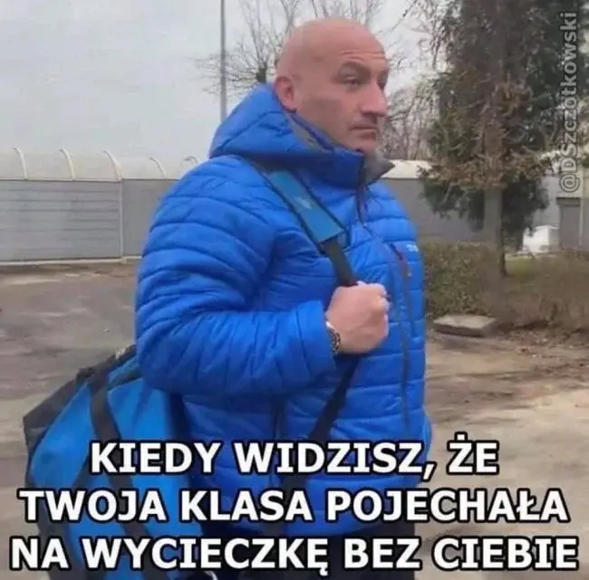 Marcin Najman w niebieskiej kurtce