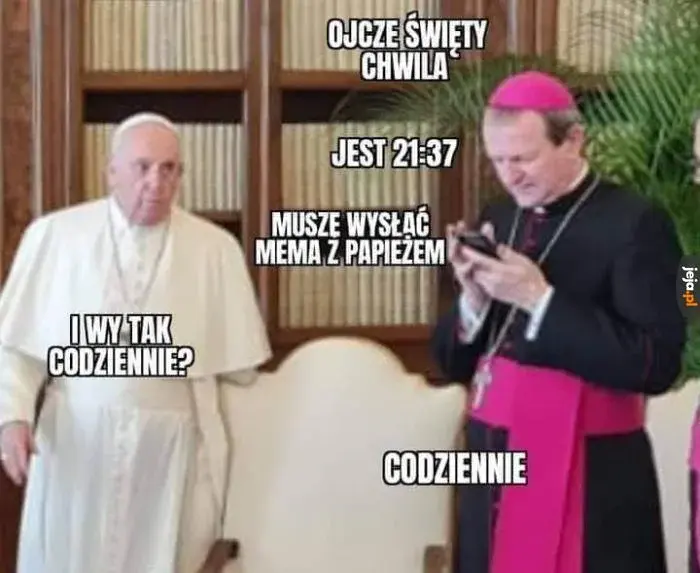 Mem o papieżu