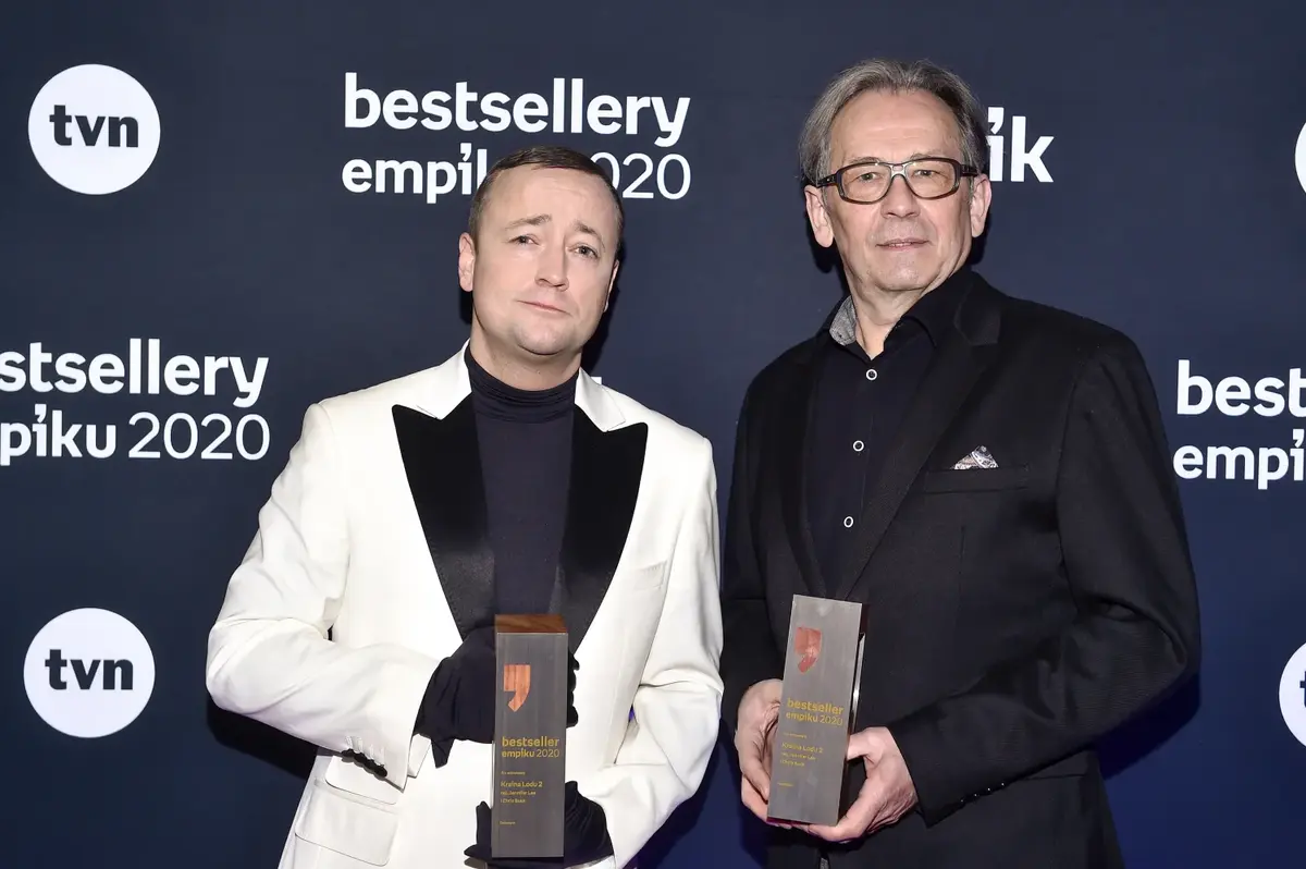 Czesław Mozil z Wojciechem Paszkowskim na gali Bestsellery Empiku 2020