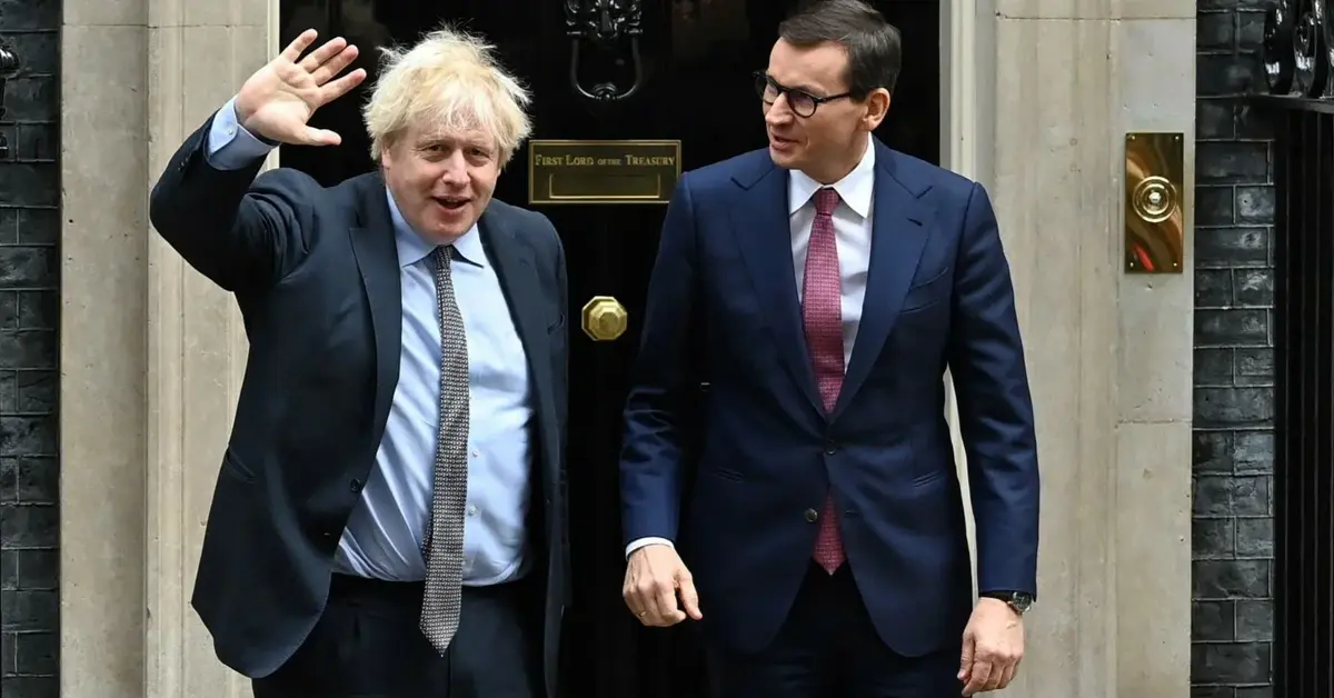 Główne zdjęcie - Boris Johnson: ramię w ramię z Polską