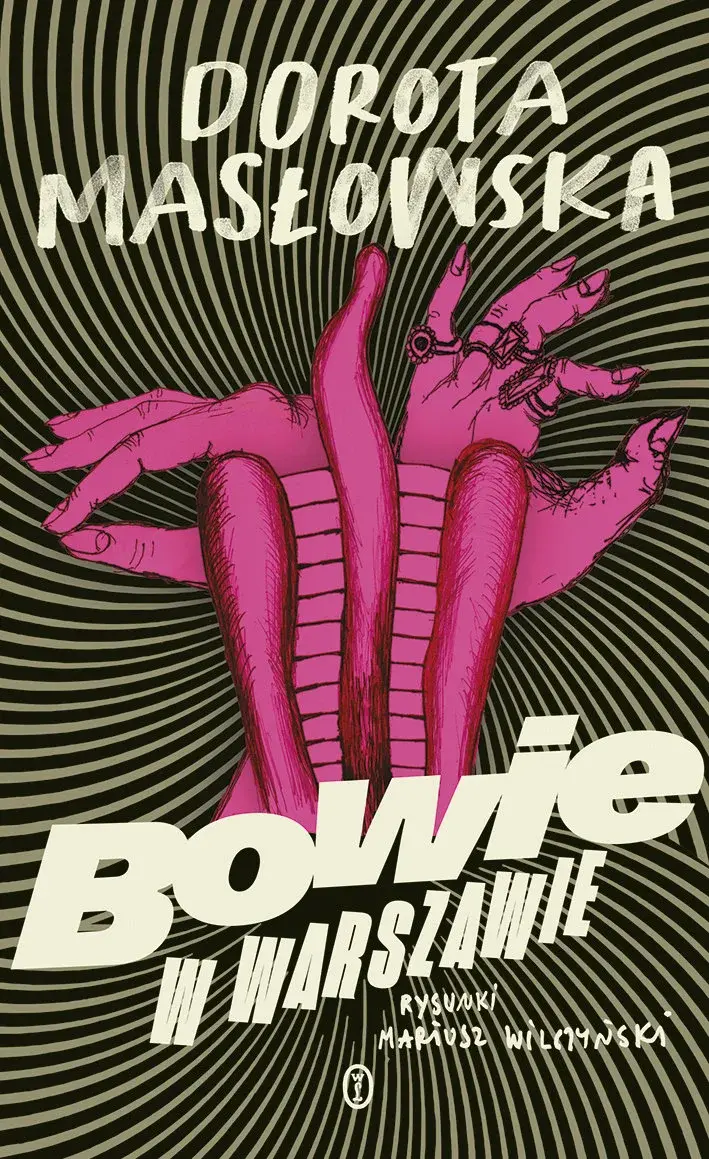 Okładka dramatu "Bowie w Warszawie"