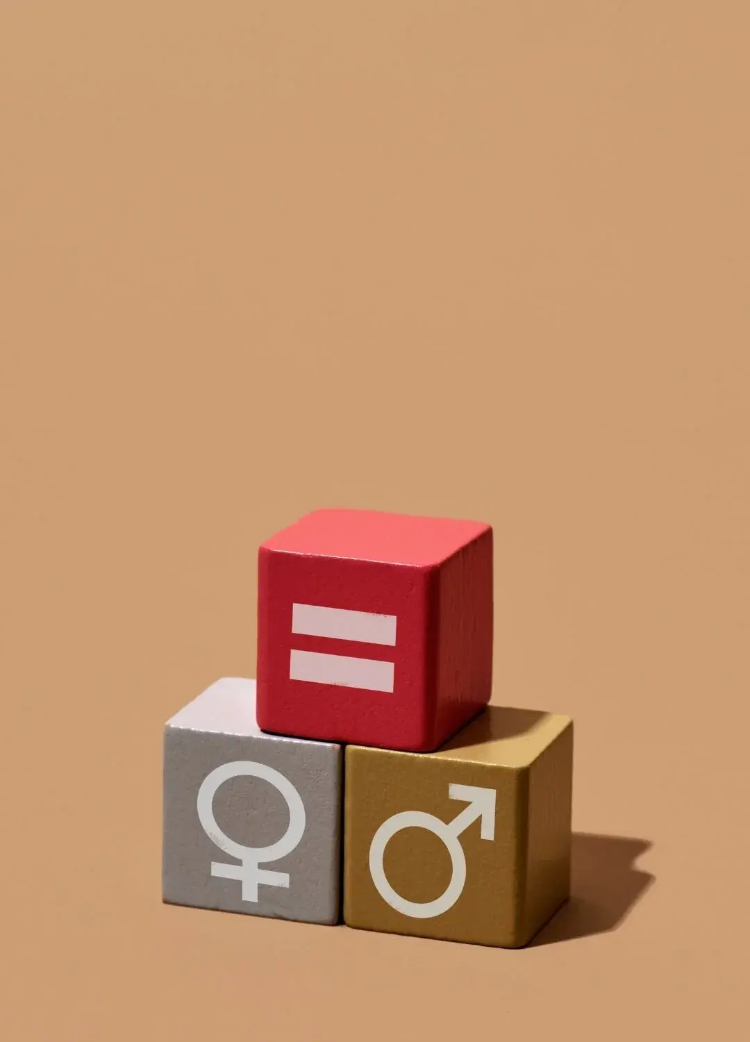 Kostki symbolizujące równość płci