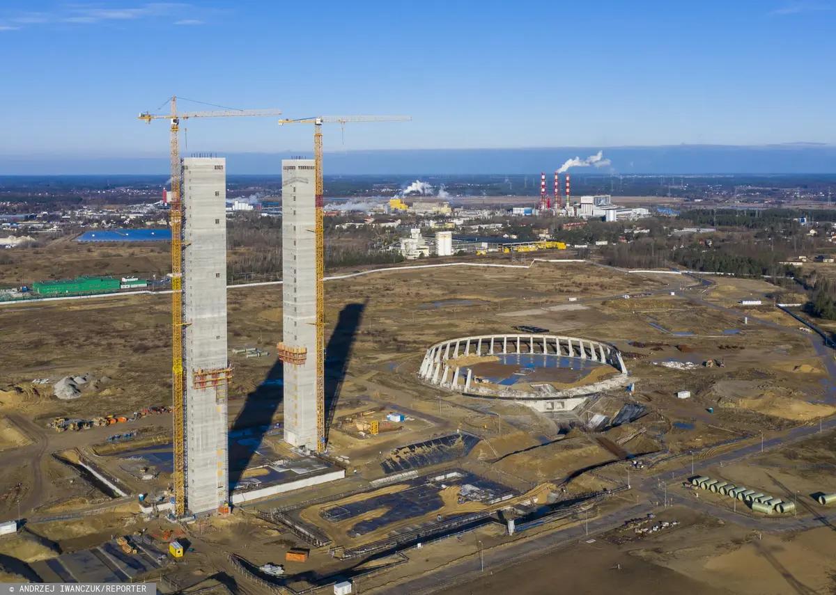 Plac budowy elektrowni w Ostrołęce