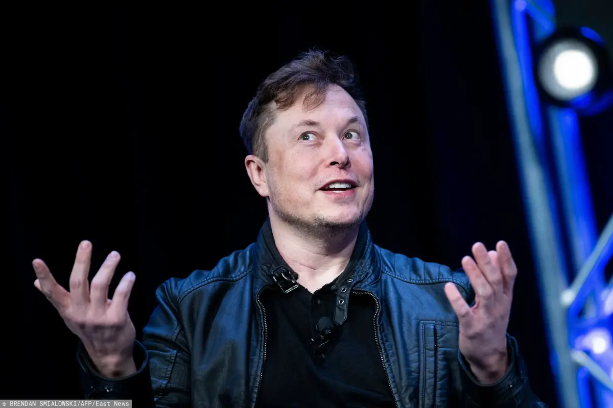 Elon Musk na pokazie Space X jako mówca