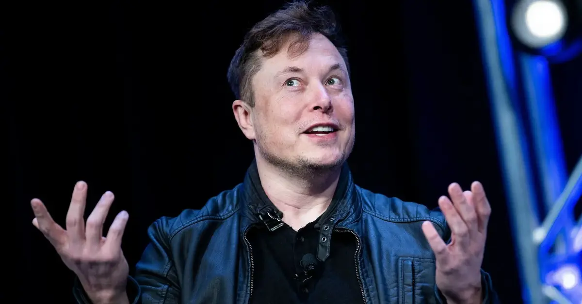 Elon Musk na pokazie Space X jako mówca