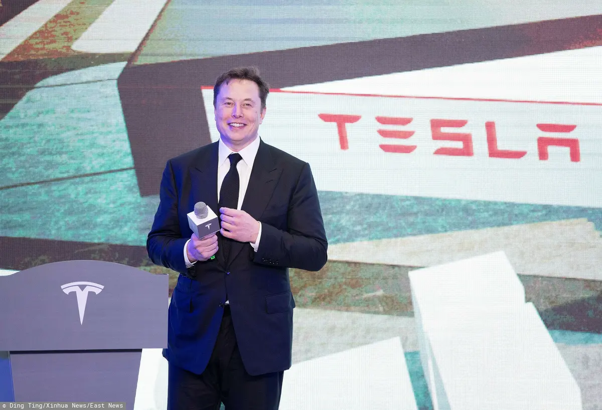 Elon Musk na otwarciu Tesla China w Sznghaju
