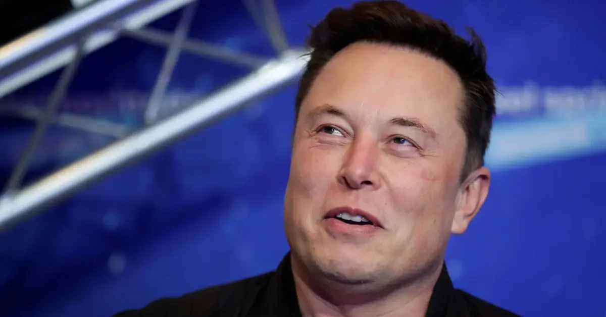 Elon Musk na pokazie SpaceX