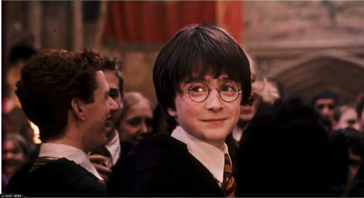 Daniel Radcliffe - kadr z pierwszej części Harrego Pottera