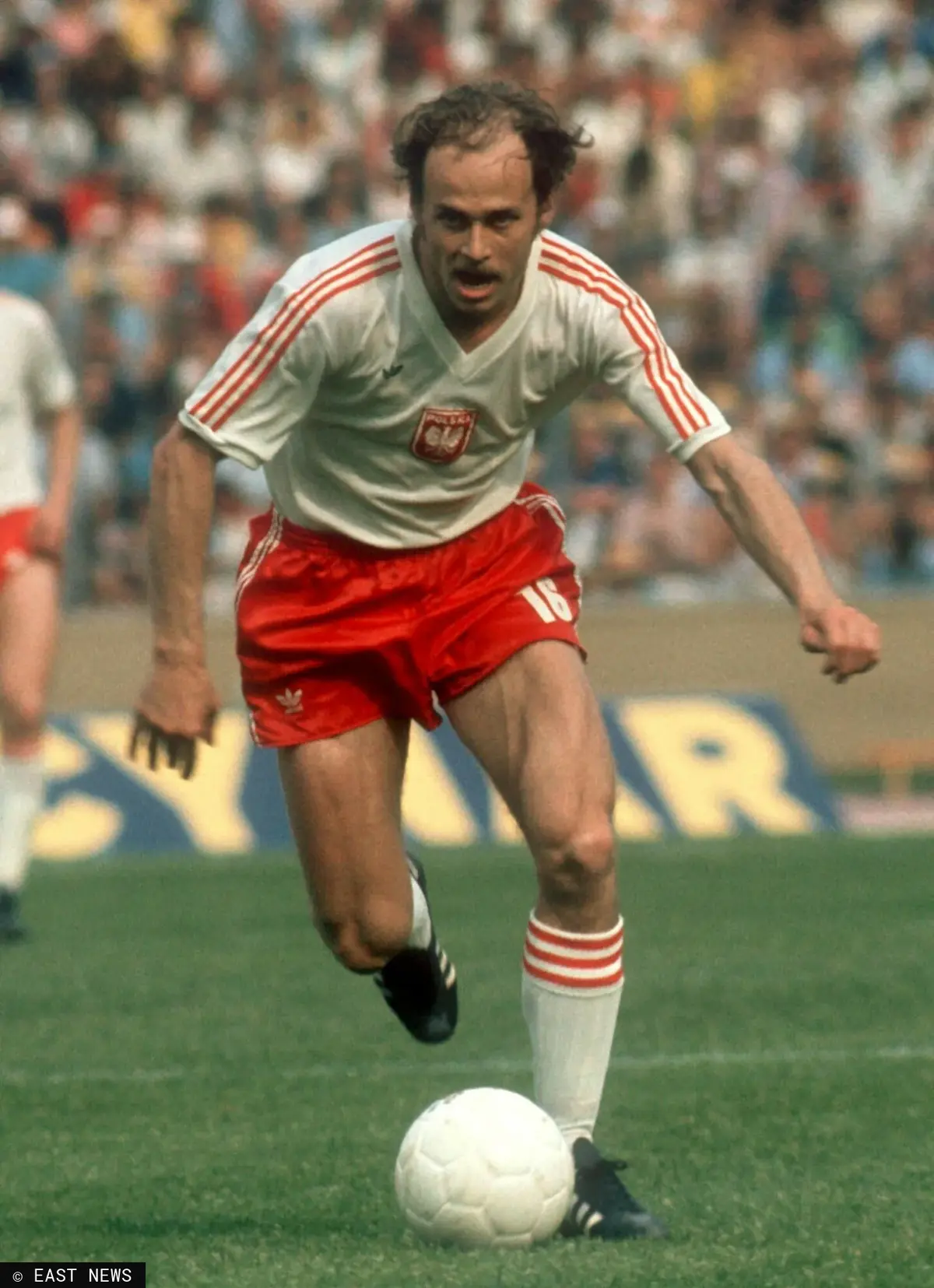 Grzegorz Lato podczas Mistrzostw Świata w 1974 roku