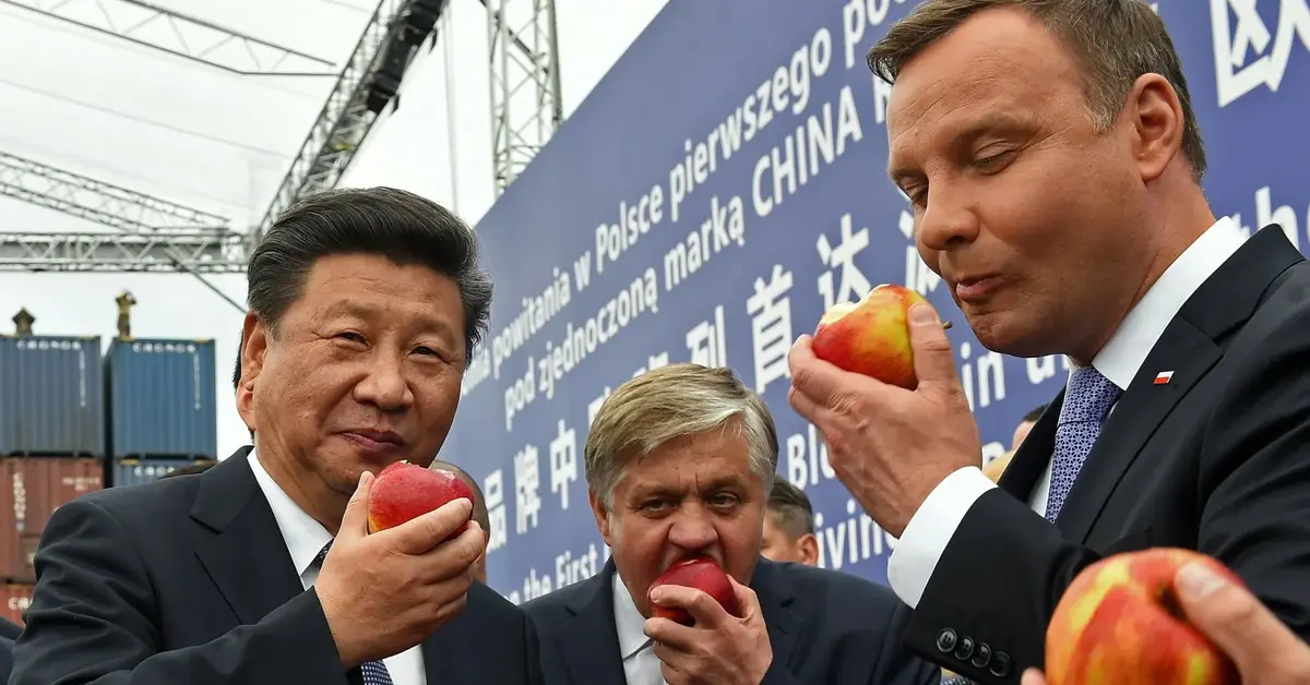 Andrzej Duda i Xi Jinping
