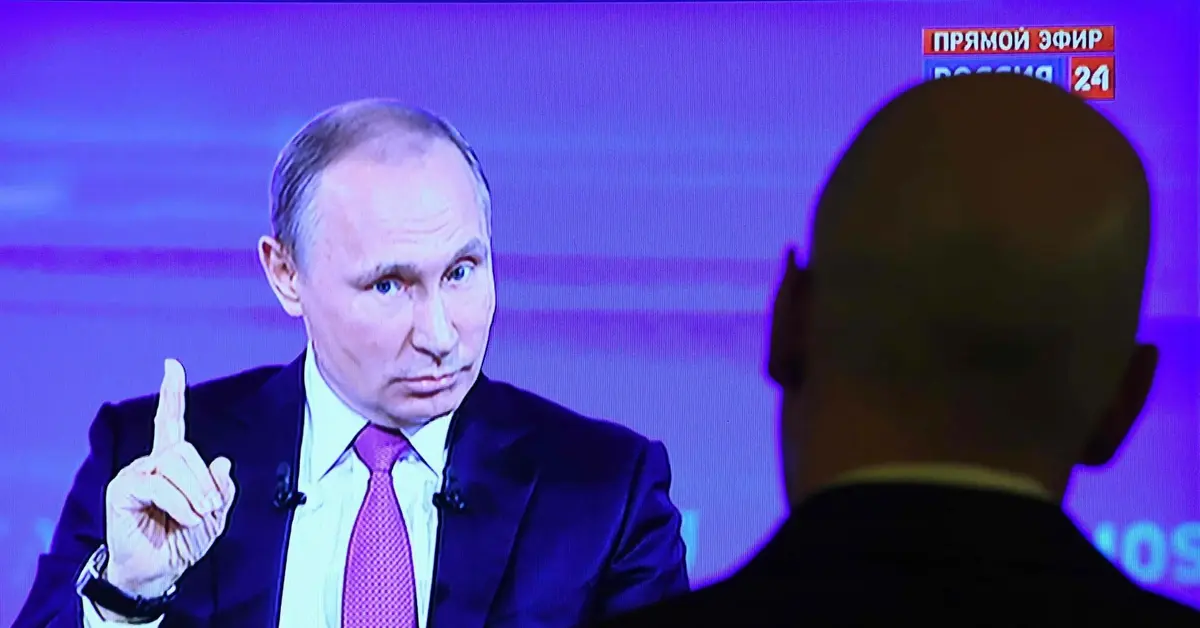 Putin w TV