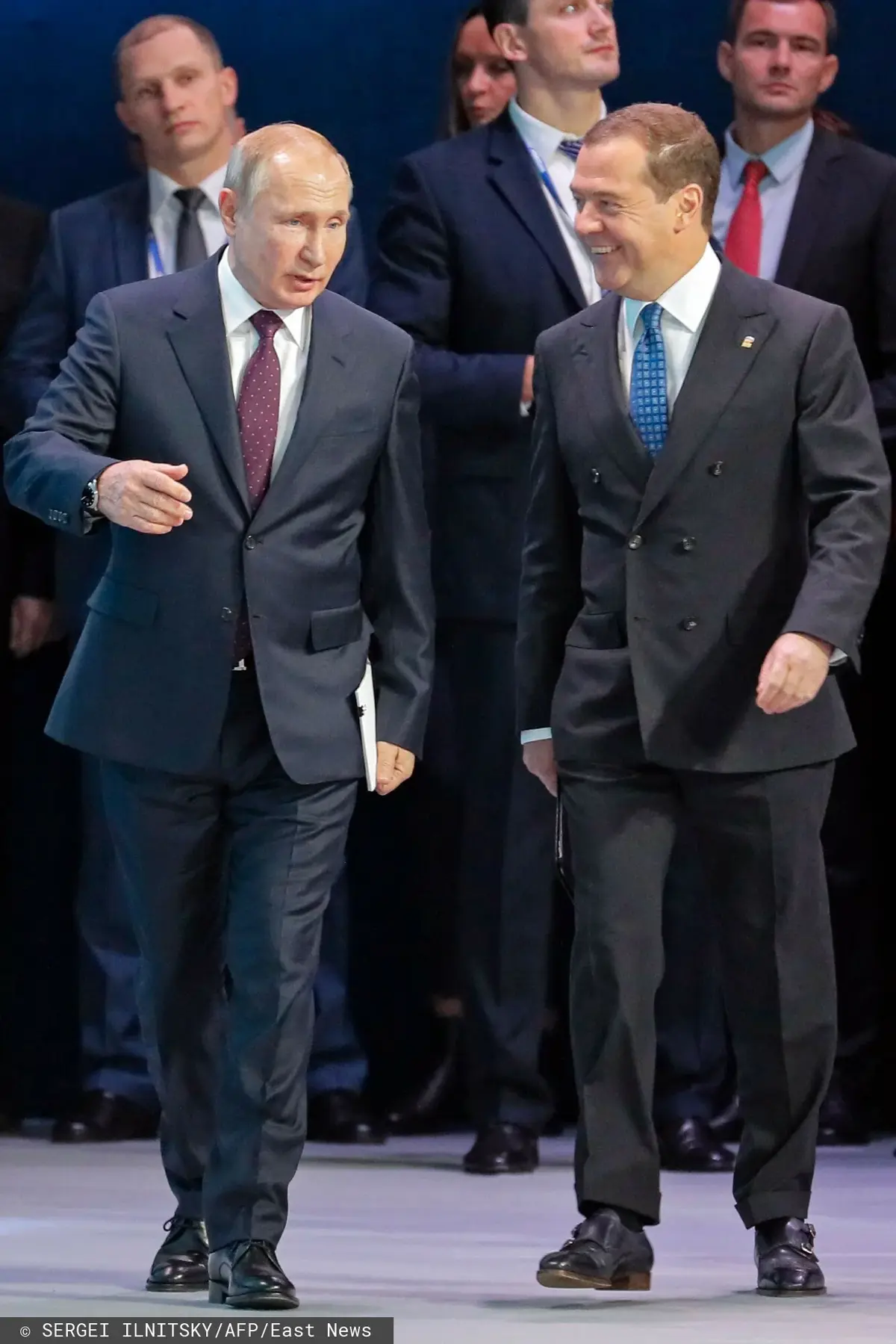 Dmitrij Miedwiediew i Władimir Putin