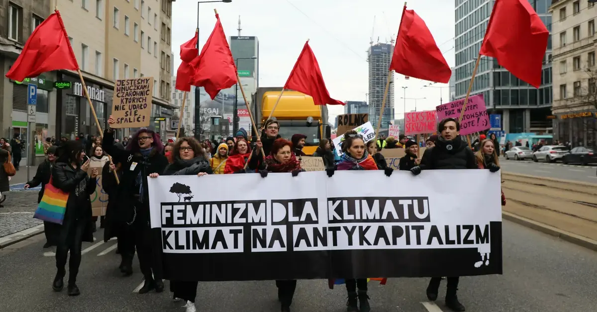 Kobiety w trakcie protestu