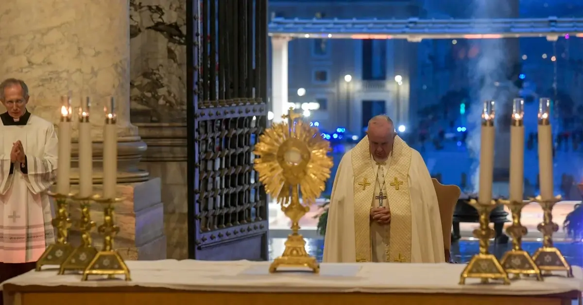 Papież Franciszek na Mszy Świętej