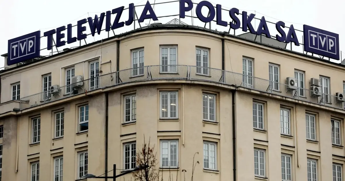 Budynek Telewizji Polskiej, do której należy TVP Info