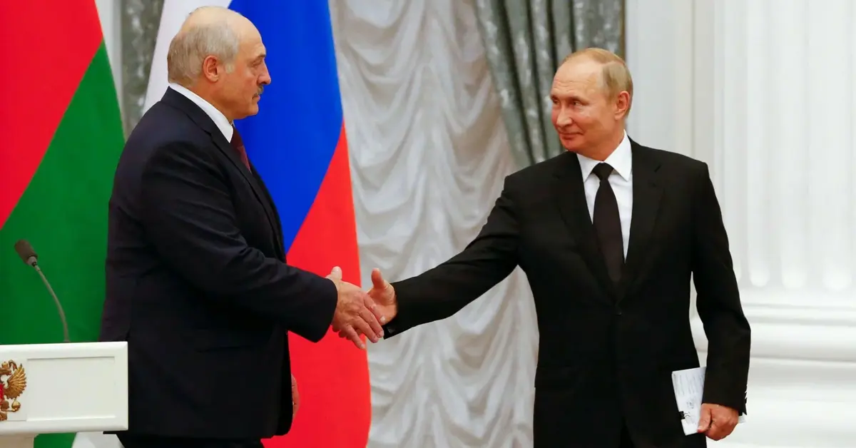 Główne zdjęcie - Łukaszenko spotkał się z Putinem. Tematem rozmowy było "rozczłonkowanie Ukrainy przez NATO"