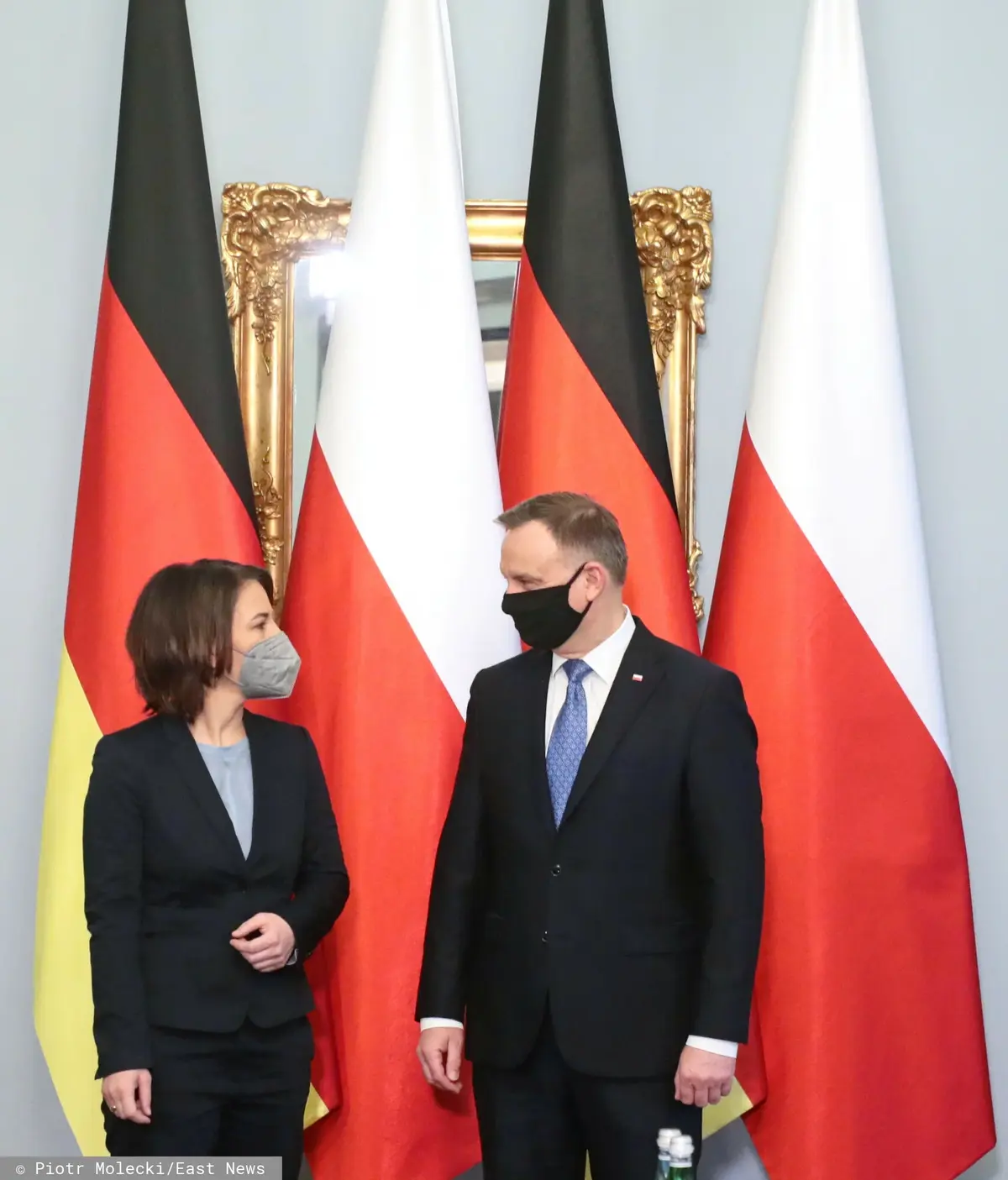 Annalena Baerbock z prezydentem Andrzejem Dudą