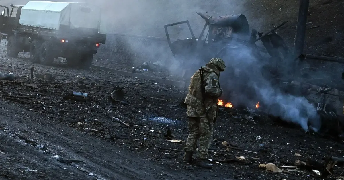Główne zdjęcie - Potężny wybuch w Kijowie