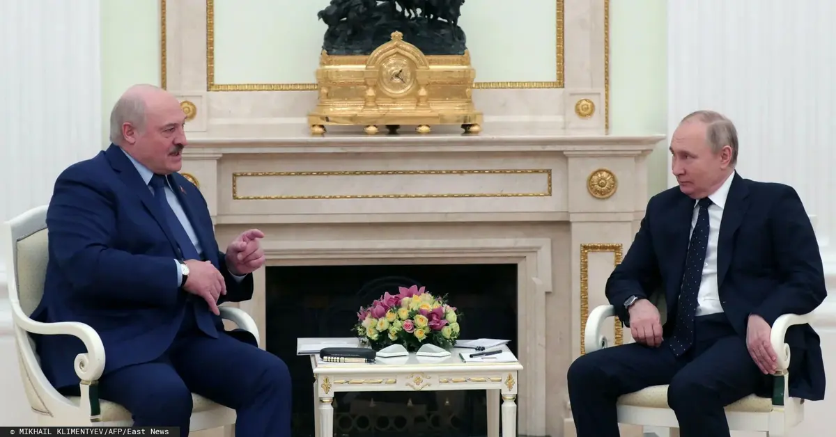 Spotkanie Putin - Łukaszenko w Moskwie