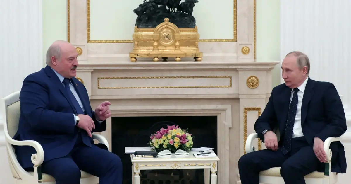 Spotkanie Putin - Łukaszenko w Moskwie