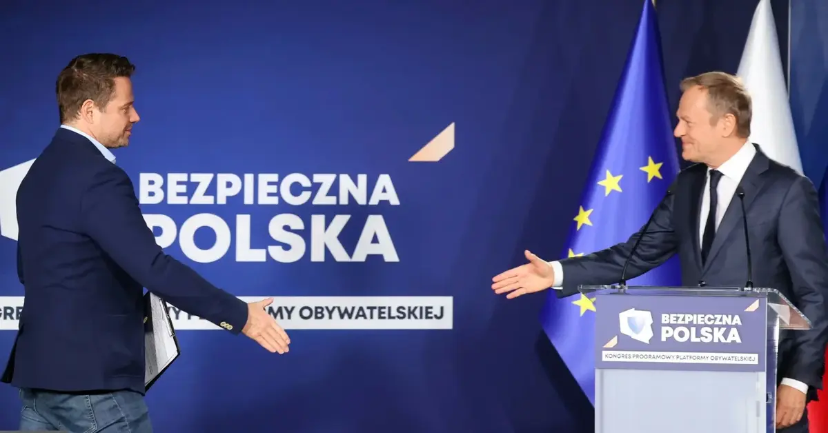 Rafał Trzaskowski i Donald Tusk