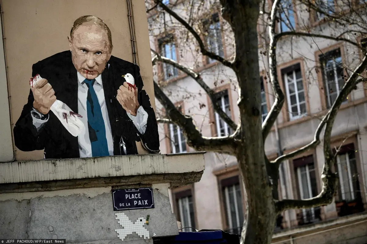 graffiti z Putinem