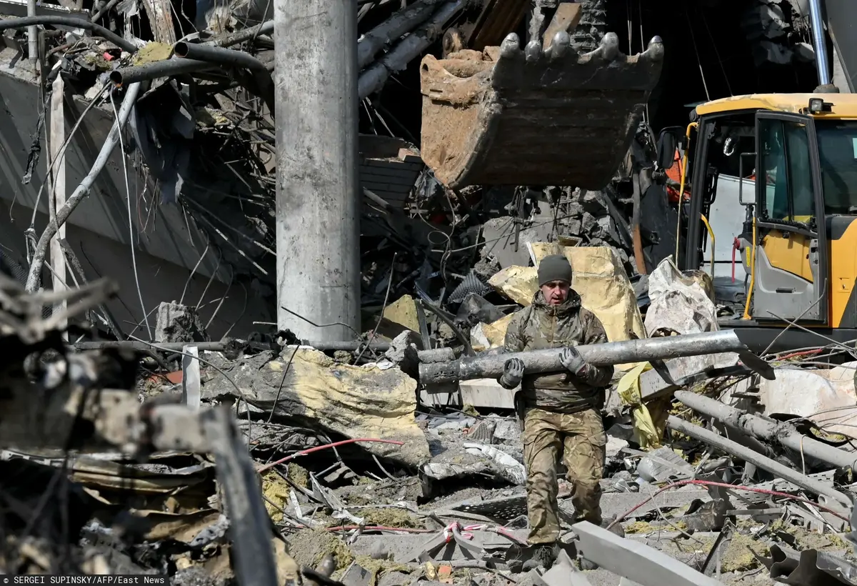zniszczenia w Kijowie