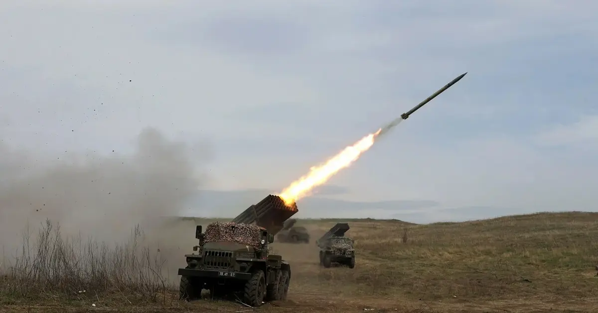 Donbas - ostrzał artyleryjski