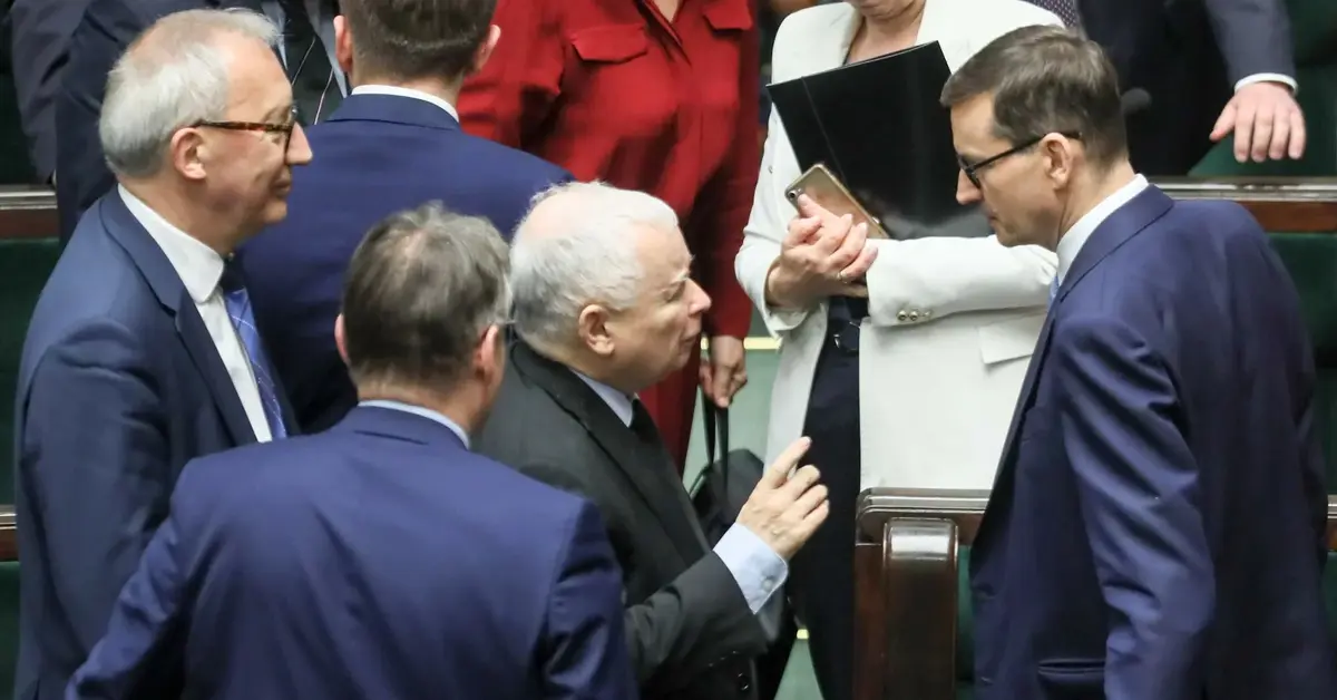 52. posiedzenie Sejmu IX kadencji - Kaczyński i Morawiecki