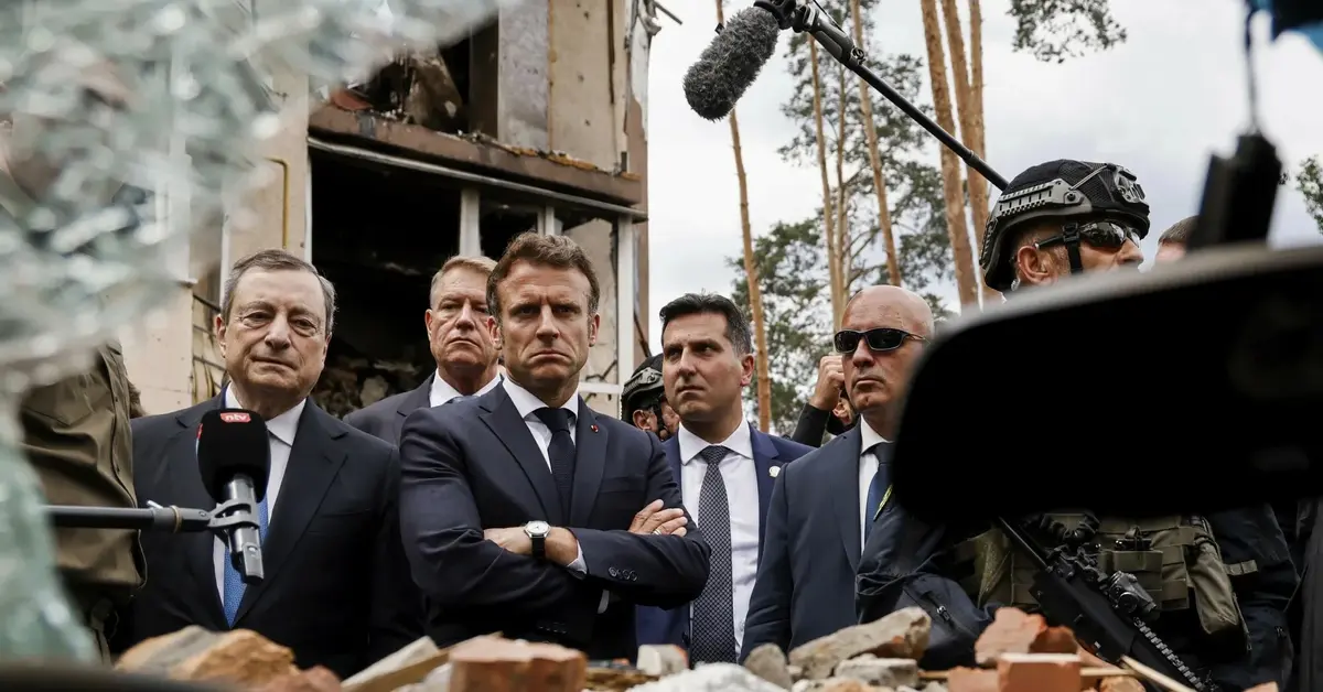 Główne zdjęcie - Kłopotliwa historyczna wizyta. Scholz, Macron i Draghi w Kijowie. Rosja szydzi