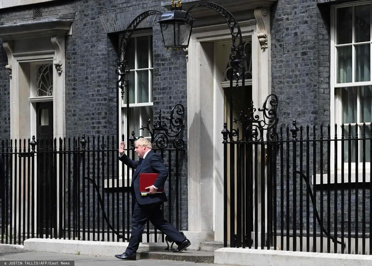 Johnson na Downing Street
