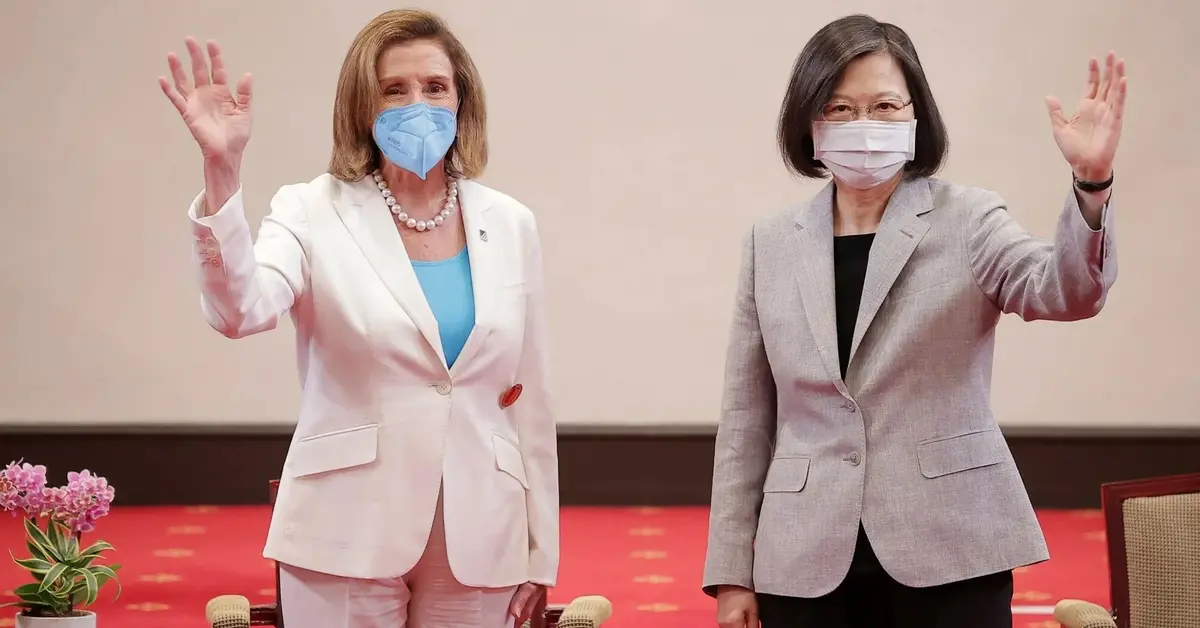 Nancy Pelosi i Tsai Ing-wen