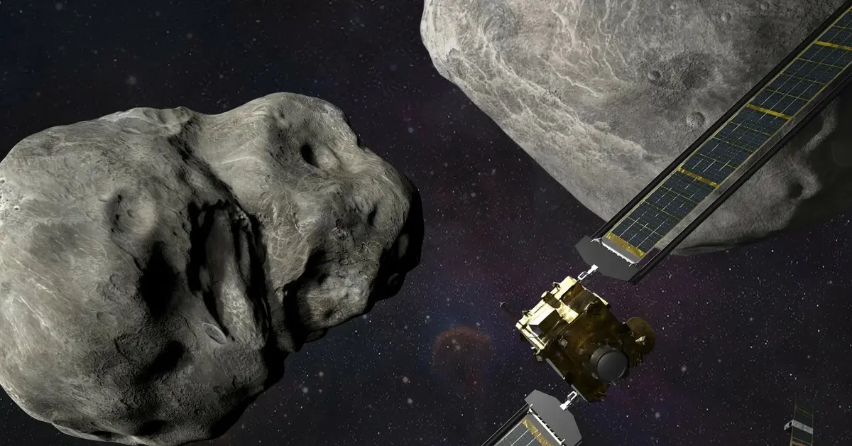 Główne zdjęcie - Statek NASA na torze kolizyjnym z asteroidą. "Armaggedon" w wersji rzeczywistej