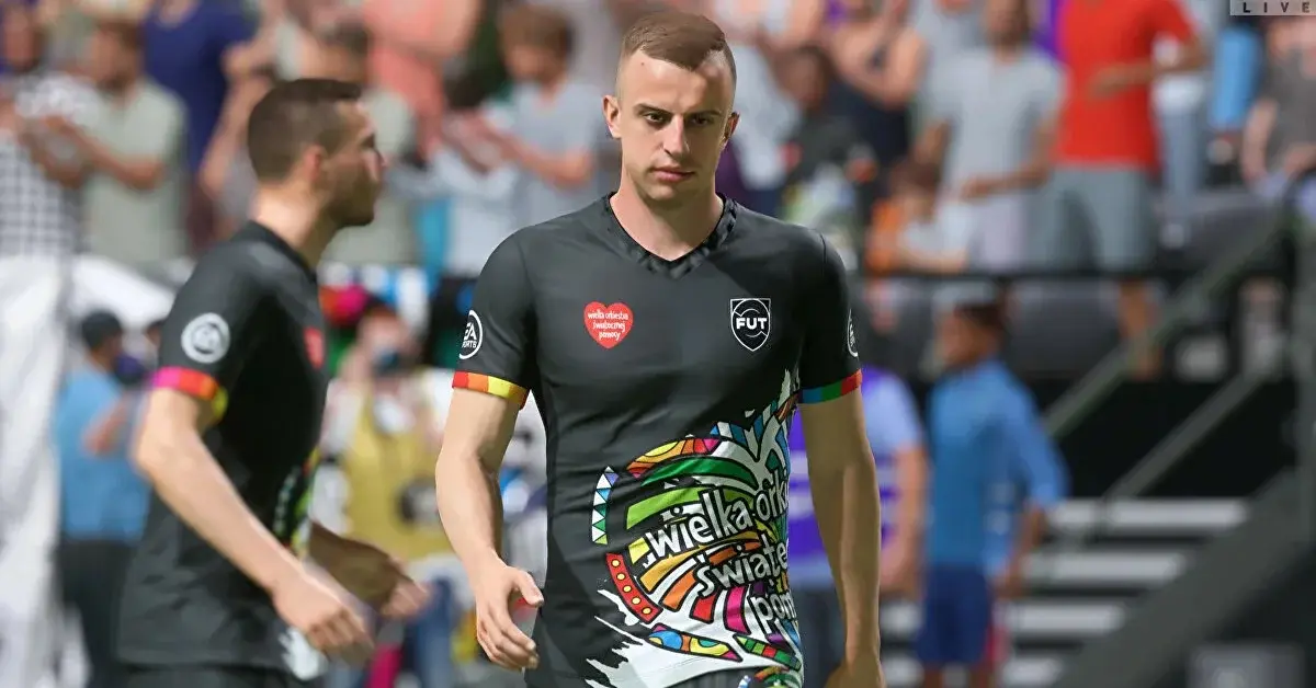 Zrzut ekranu z gry FIFA