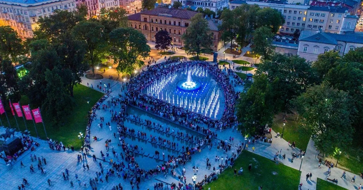 Fontanna na Placu Litewskim w Lublinie