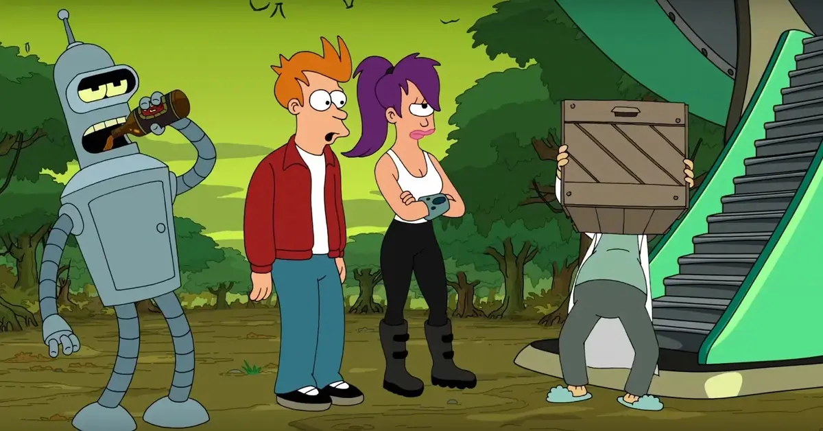 Kadr z serialu Futurama