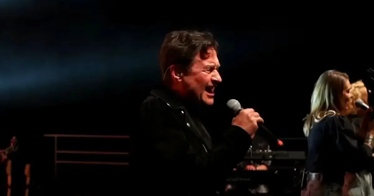 Jacek Kawalec w trakcie koncertu.