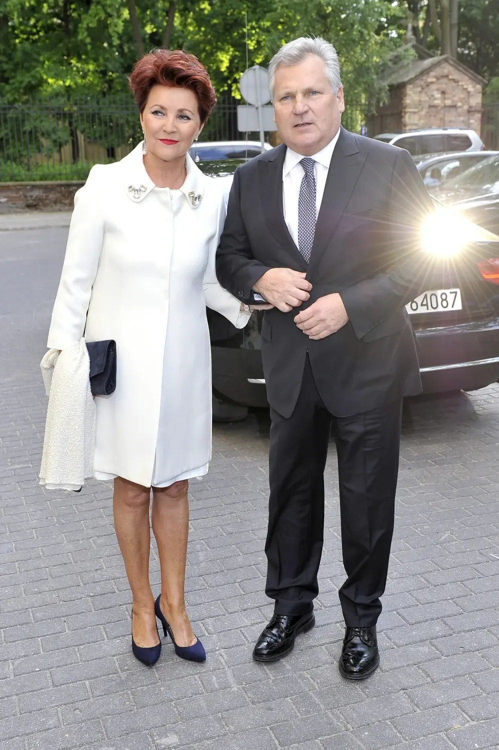 Jolanta Kwaśniewska wraz z mężem Aleksandrem Kwaśniewskim