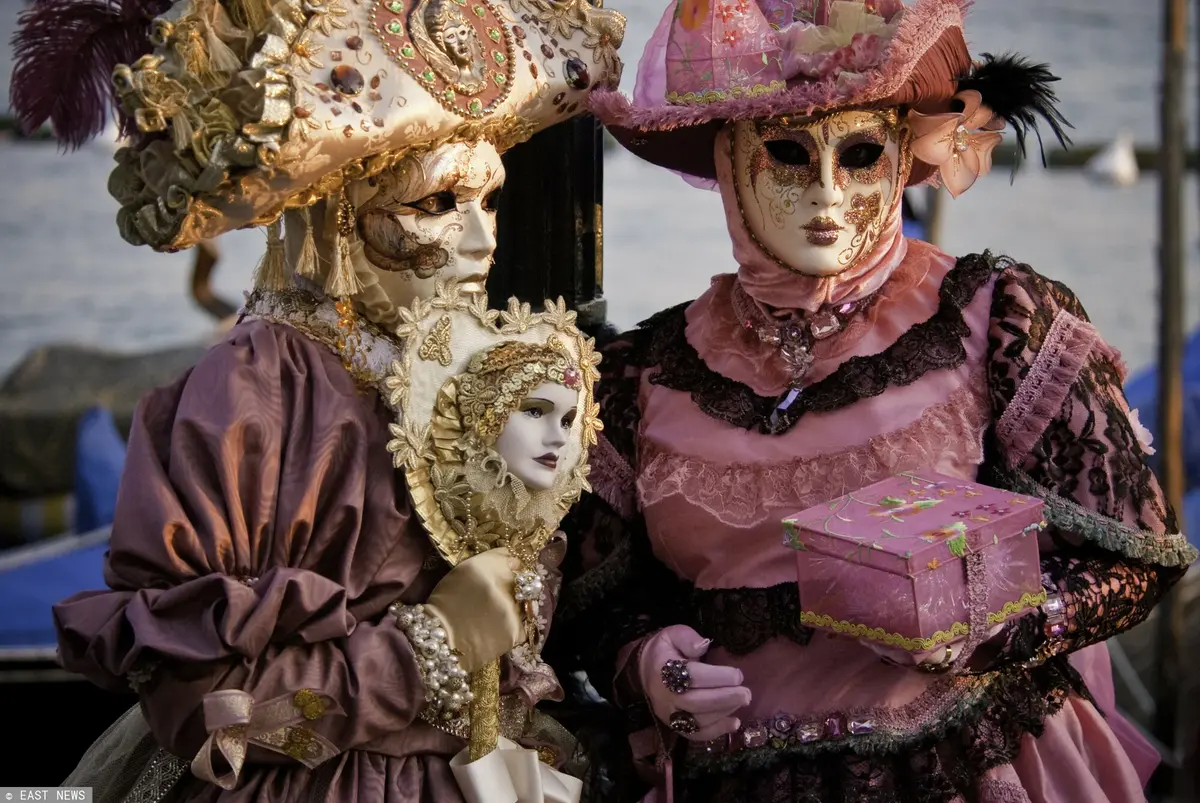 Maski na karnawał w Wenecji