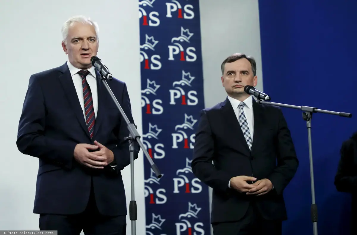 Konferencja prasowa Jarosława Gowina i Zbigniewa Ziobro