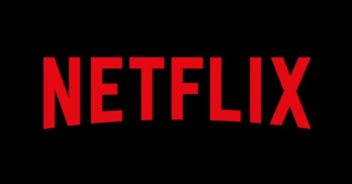 Czerwone logo Netflixa na czarnym tle