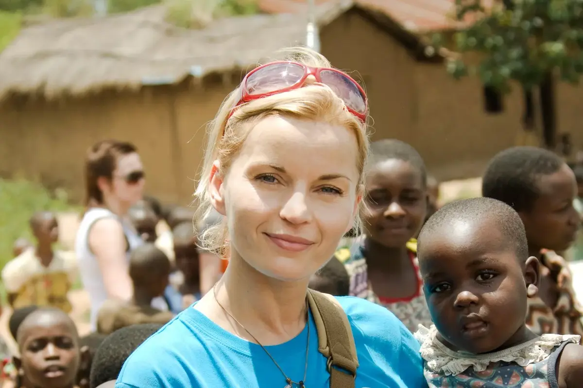 Małgorzata Foremniak w UNICEF